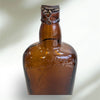 Rare Vintage White Horse Whiskey Amber Glass Bottle