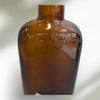 Rare Vintage White Horse Whiskey Amber Glass Bottle