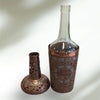 Gorgeous and Rare Antique Indian Copper and Silver Spirt Bottle Cover