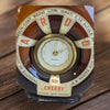 Vintage Advertising Brown Glass Bottle Italian ARDO Cherry Liquor with German Mercedes Mechanical Clock