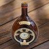 Vintage Advertising Brown Glass Bottle Italian ARDO Cherry Liquor with German Mercedes Mechanical Clock