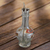 Vintage 4 Chamber Glass Bottles Made in France Liquor Decanter Rare 1960s