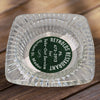 Vintage Ashtray Advertising Clear Glass "Reynolds Restaurant" Durham St. Madoc
