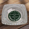 Vintage Ashtray Advertising Clear Glass "Reynolds Restaurant" Durham St. Madoc