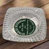 Vintage Ashtray Advertising Clear Glass "Reynolds Restaurant" Durham St. Madoc