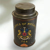 Vintage Round Jacksons of Piccadilly Tea Container from England 1970s