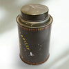 Vintage Round Jacksons of Piccadilly Tea Container from England 1970s