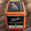 Alpha Dustless Crayons Tin, Nice Design and Colours