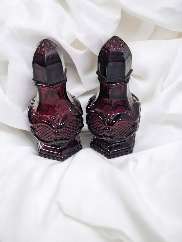 Avon Ruby Red Salt & Pepper Shakers