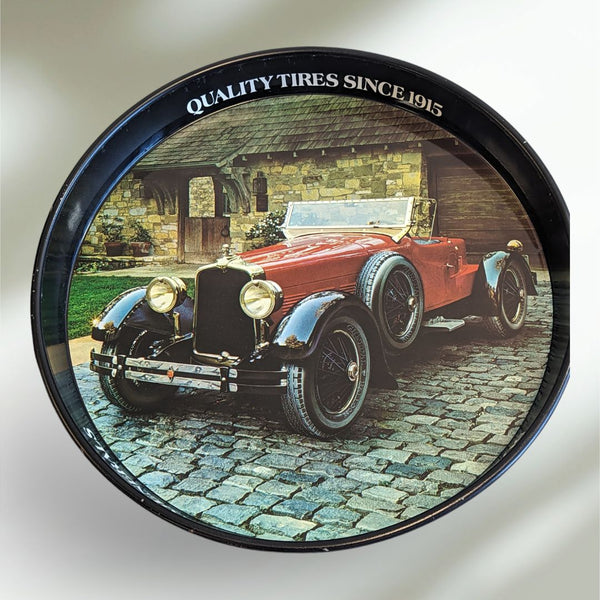 GENERAL TIRE BEER/SERVING TRAY-1927 Stultz Blackhawk Speedster