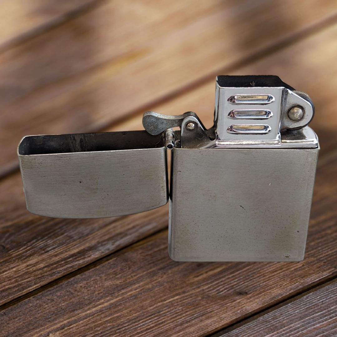 Vintage Giant Chrome Lighter Zippo Style, Made in Japan