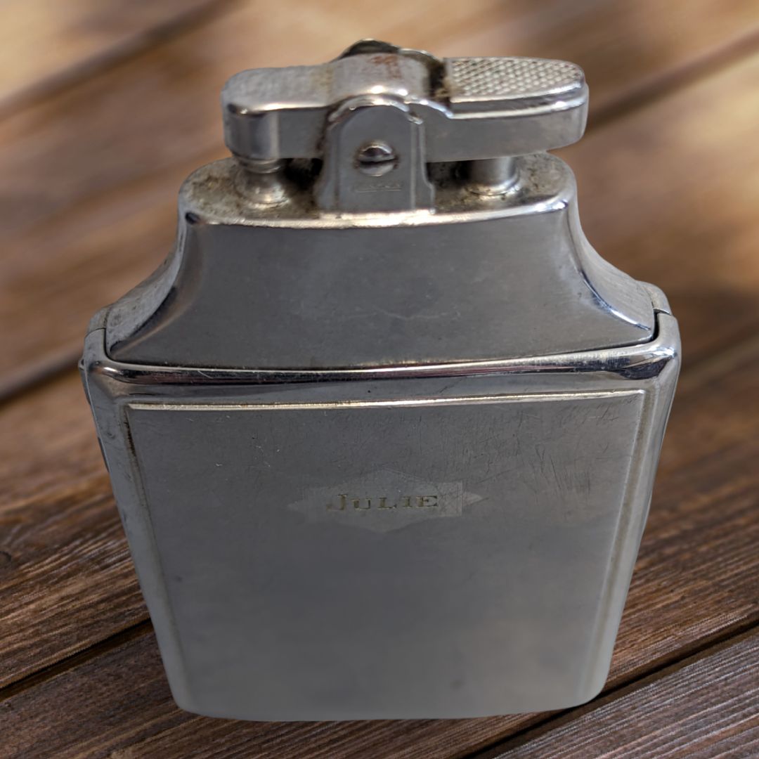 Vintage RONSON CASE - LIGHTER, Engraved 