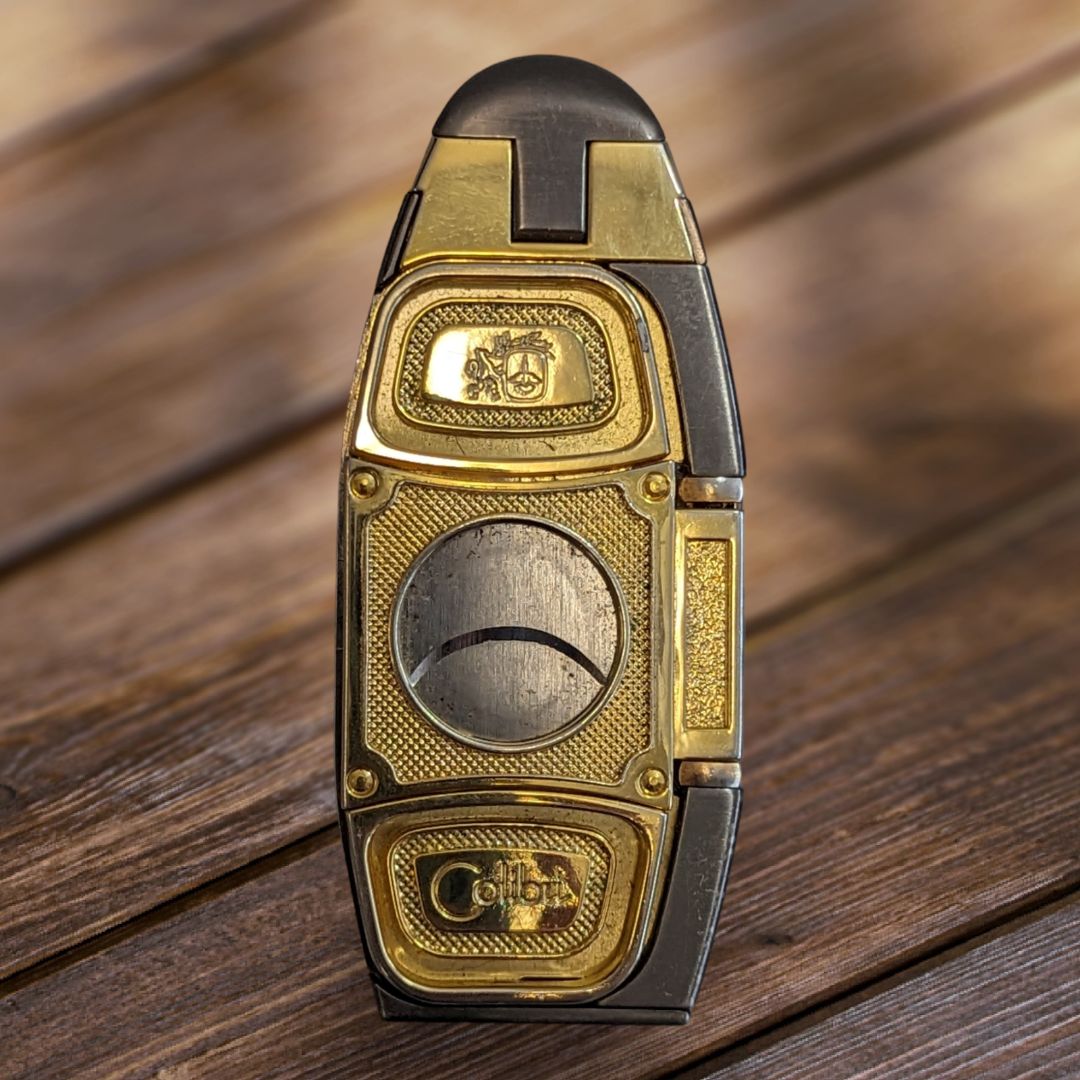 Vintage COLIBRI CIGAR LIGHTER & CUTTER MODEL QTR-2400