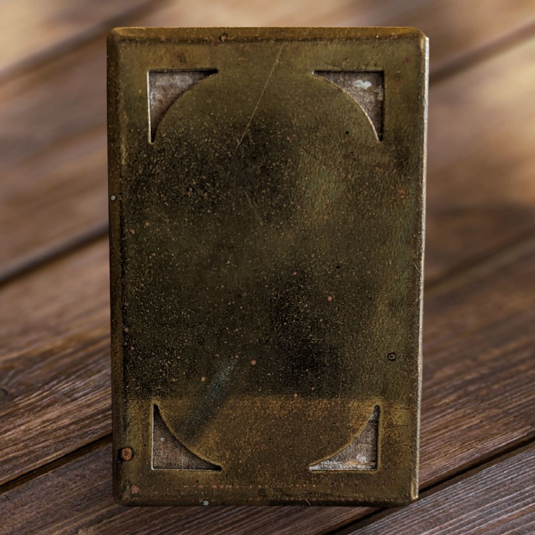 Vintage Metal Match Box Cover French 