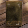 Vintage Metal Match Box Cover French "Anvers" (Antwerp, Belgium) Brass