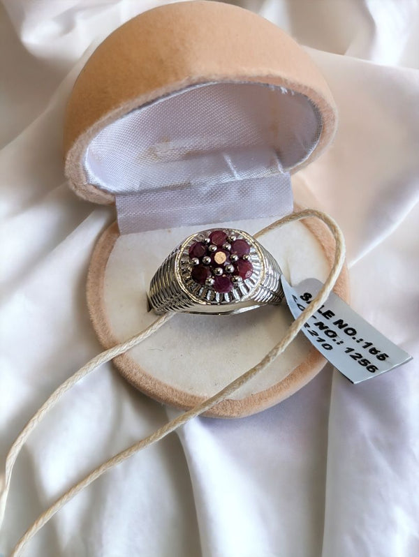 Red  Ring, Silver 925 Ruby