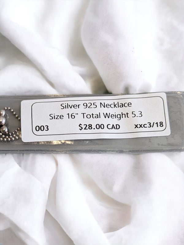 Silver Necklace