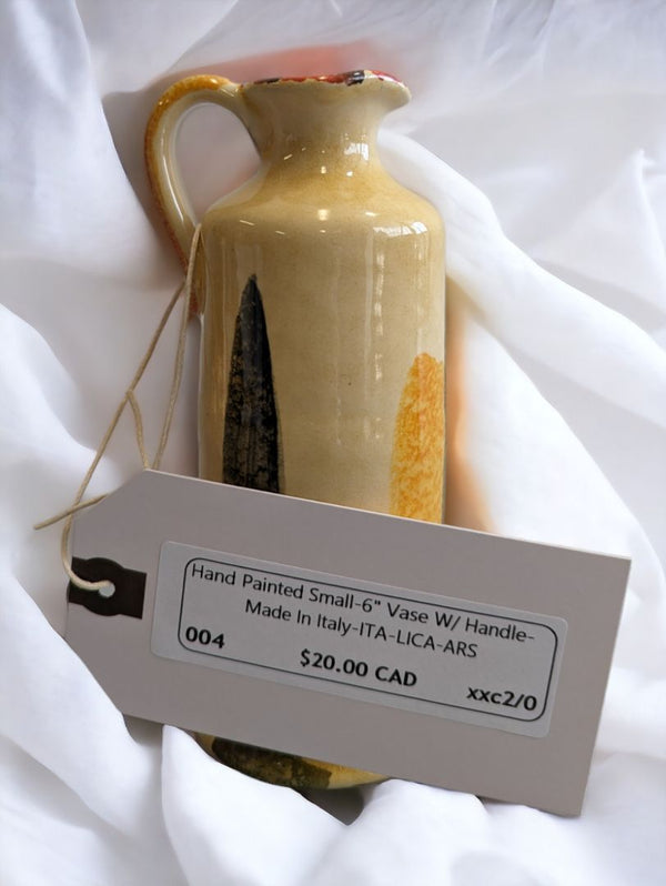 Hand Painted 6" Vase