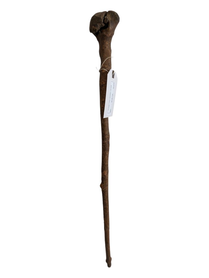 Vintage Cane Wooden Carved