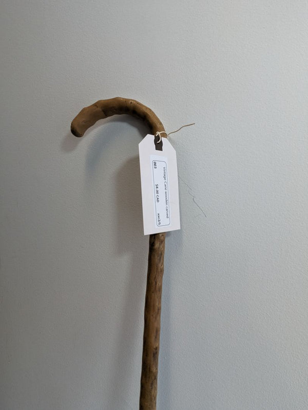 Wooden  Vintage Cane Wooden Carved