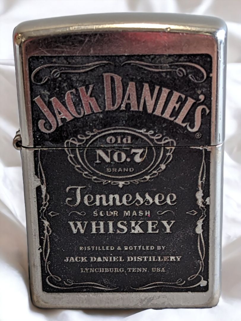 Black & Grey  Zippo Lighter Jack Daniels