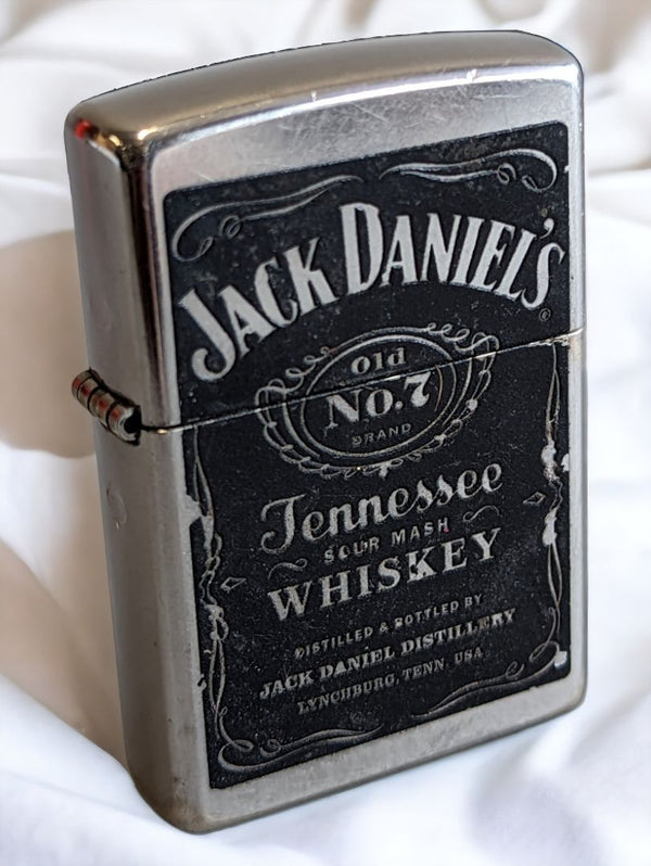 Black & Grey  Zippo Lighter Jack Daniels
