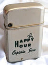 Silver & Green  Vintage Storm Master Lighter