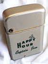 Silver & Green  Vintage Storm Master Lighter