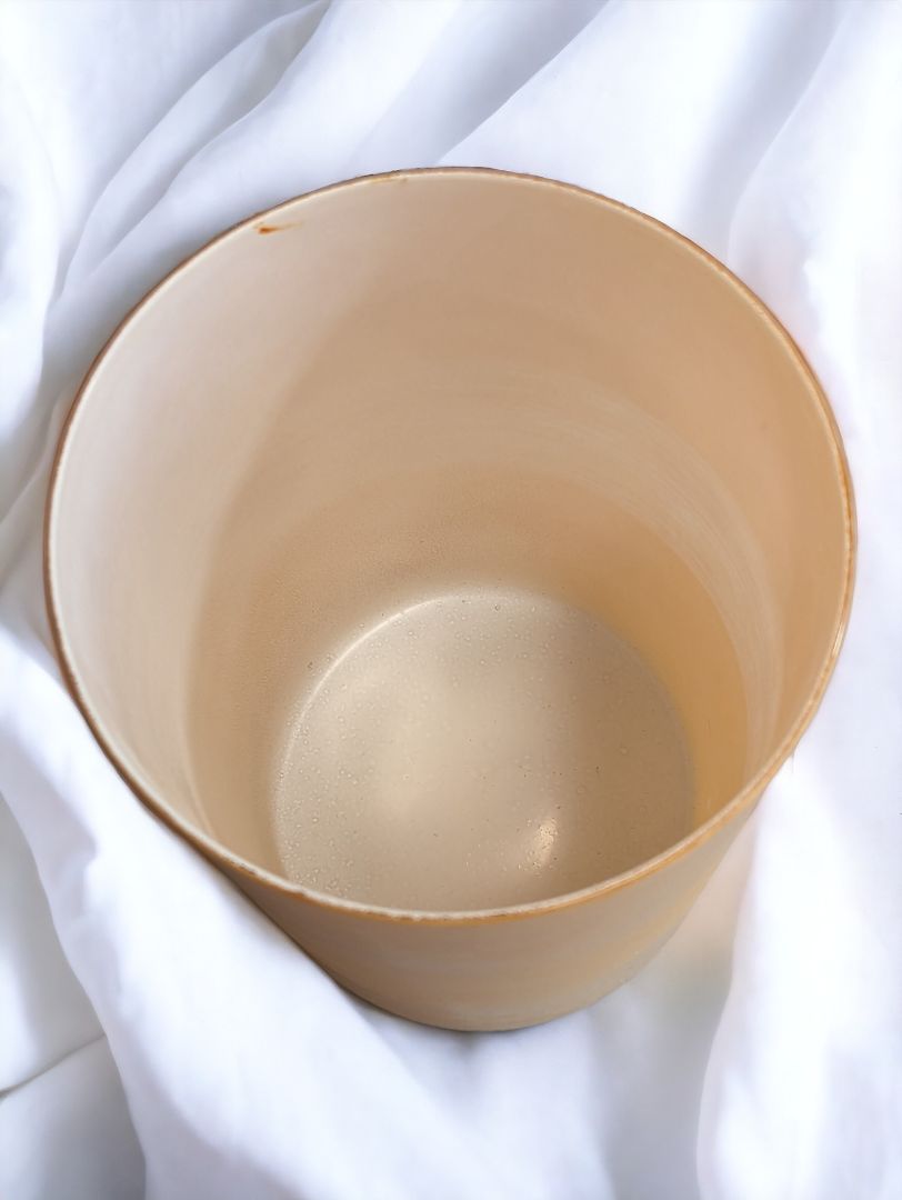 Amber  Large Glass Vase