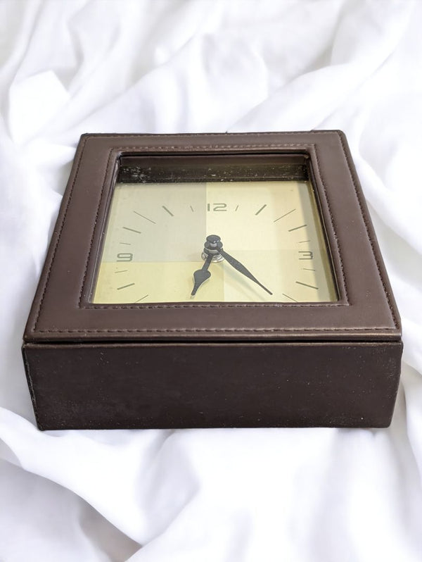 Brown  VINTAGE ART DECO Clock