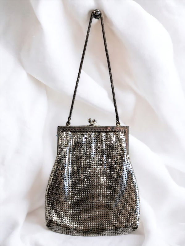 Vintage Silver Tone Purse