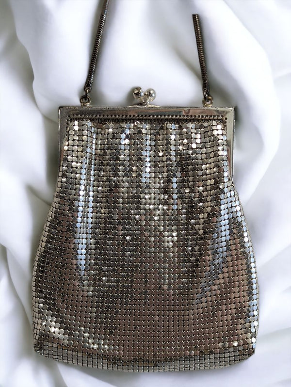 Vintage Silver Tone Purse