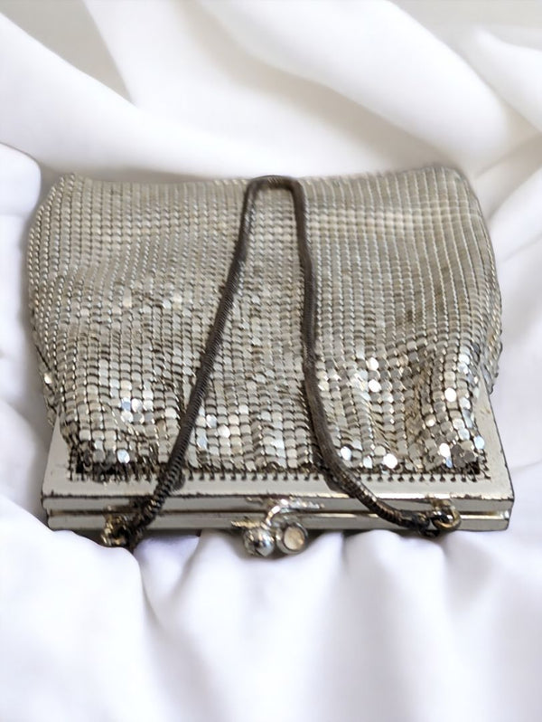 Vintage Silver Tone Purse