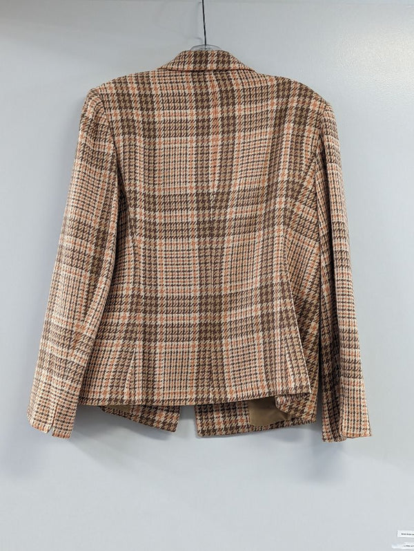 Kasper Plaid Blazer Size 14