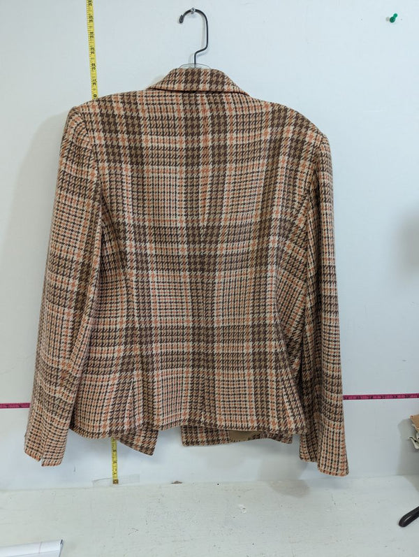 Kasper Plaid Blazer Size 14