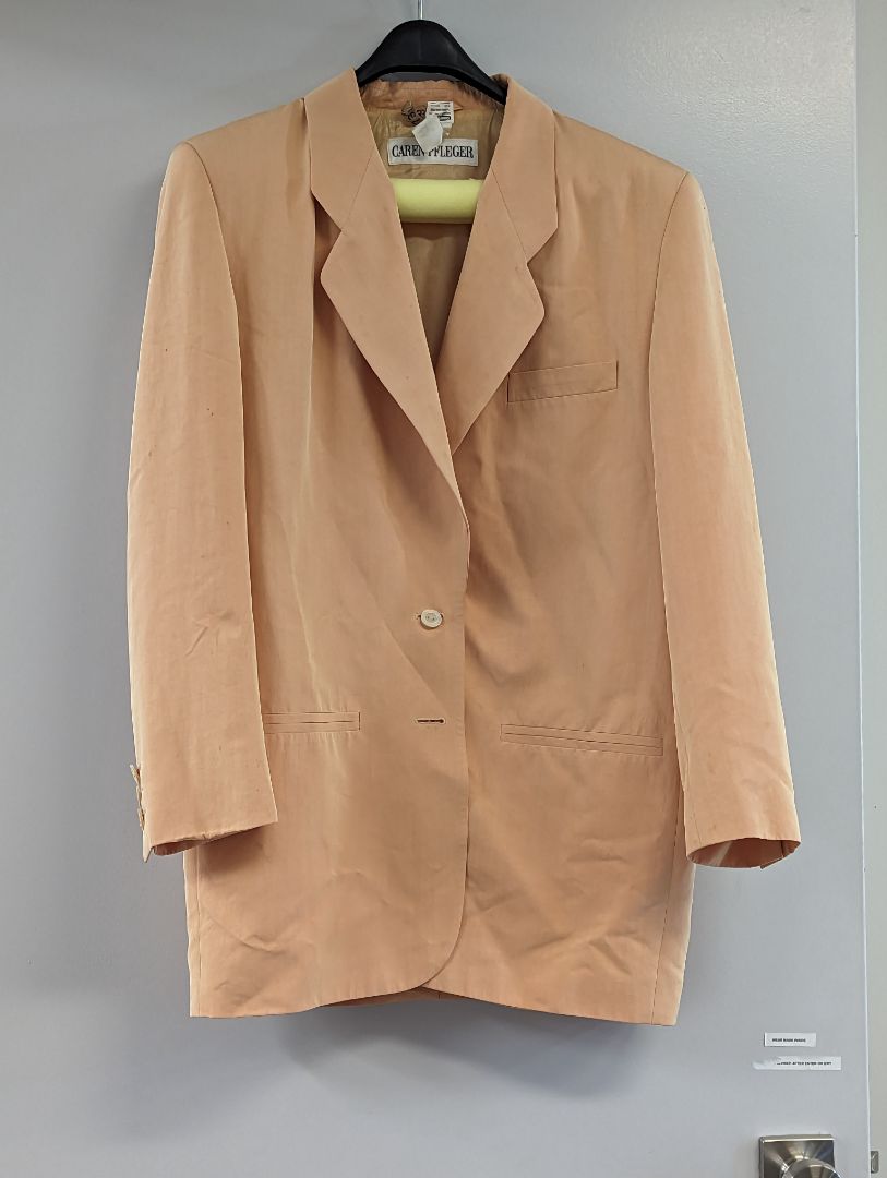 Caren Pfleger Peach Blazer