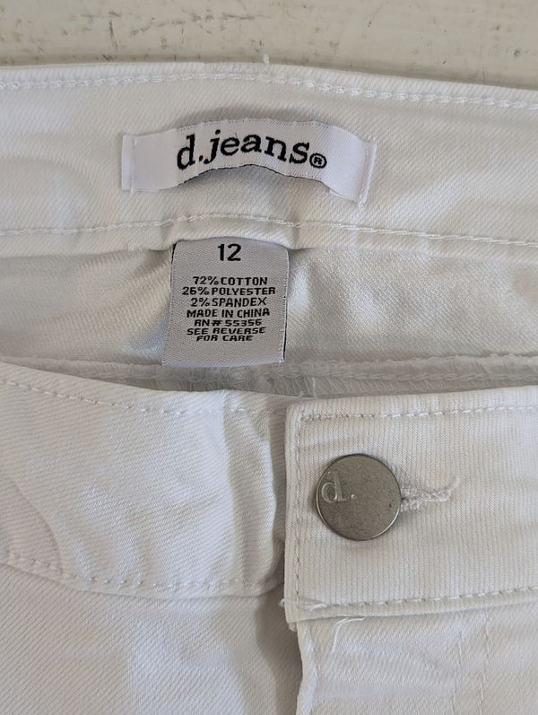 D Jeans Size 12 White Jeans