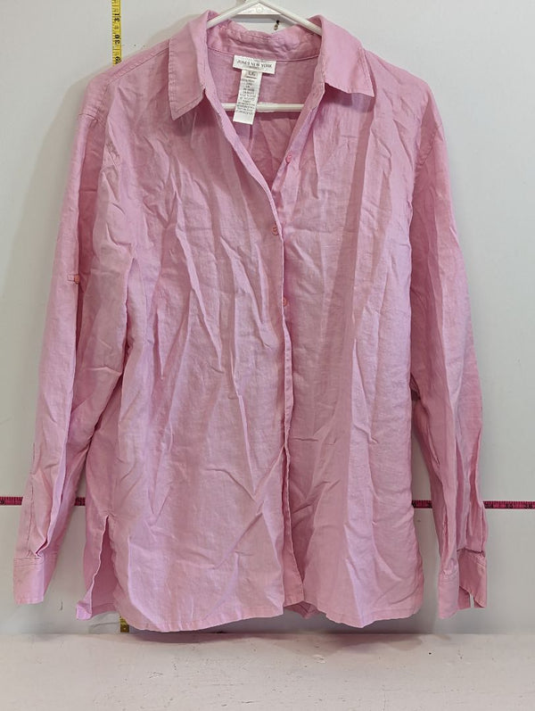 Jones New York Pink Button up Shirt