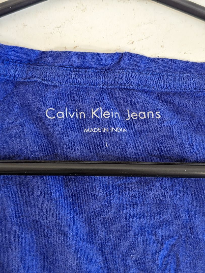 Calvin Klein Blue T-Shirt (L)