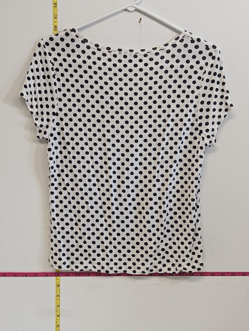 Max Studio Polka Dot Shirt (L)