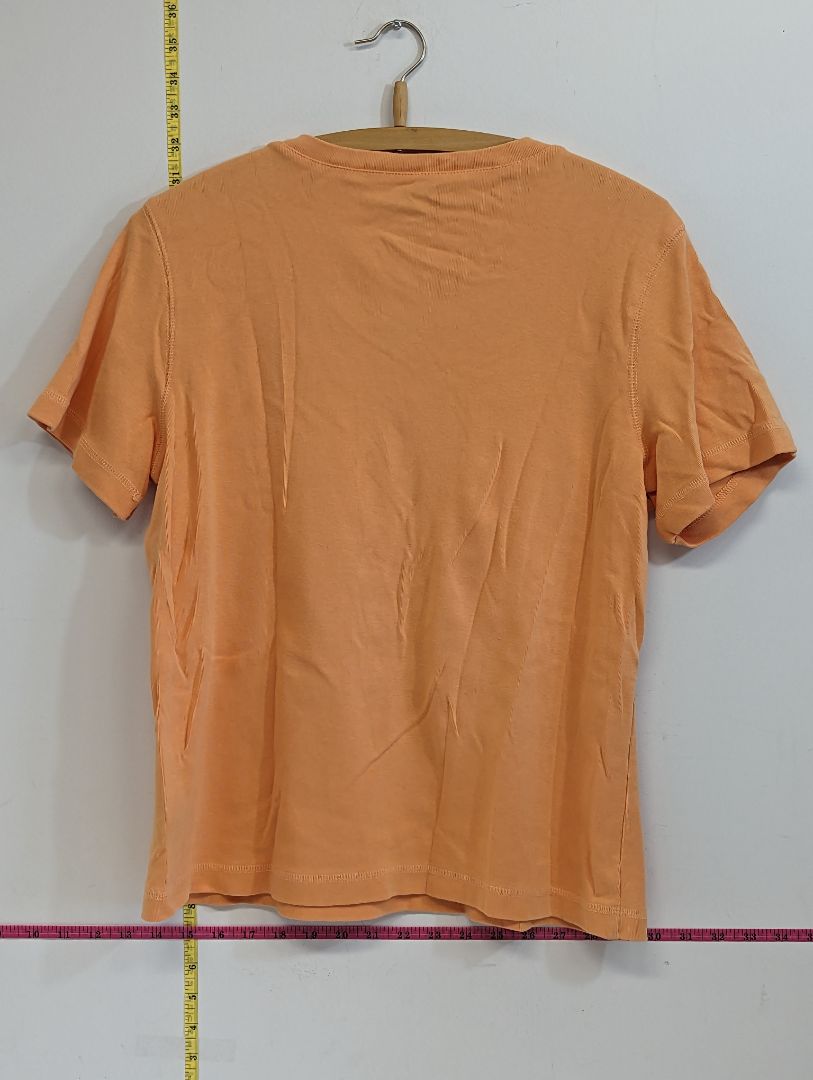 Liz Claiborne Peach V Neck Shirt (L)