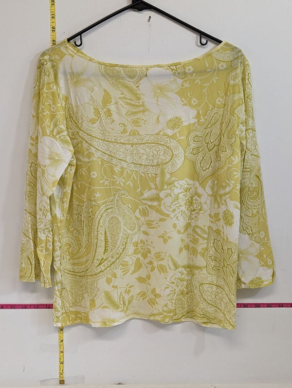 Light weight Yellow Printed Shirt
