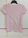Pink & White Striped Jones New York Tee (L)