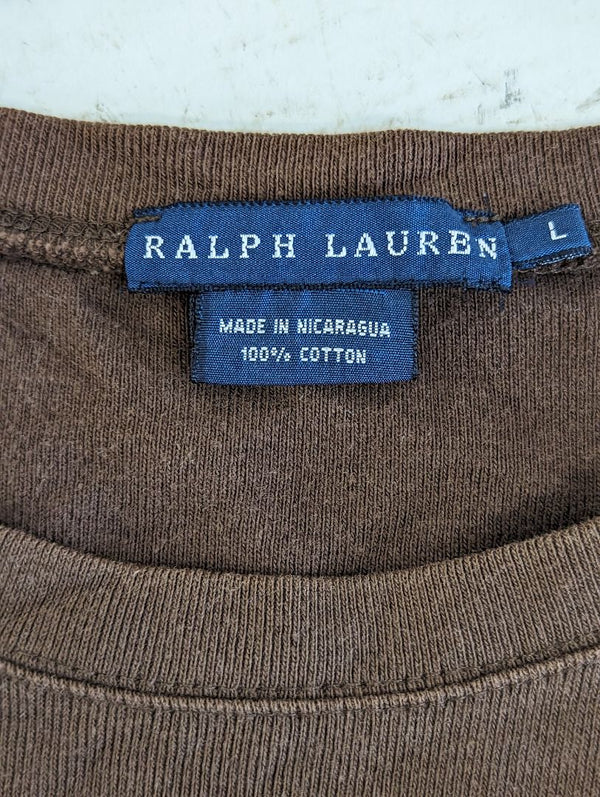 Brown Ralph Lauren Shirt (L)