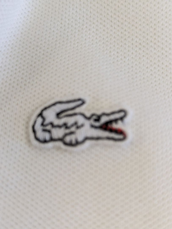 White Lacoste Golf Shirt (45)