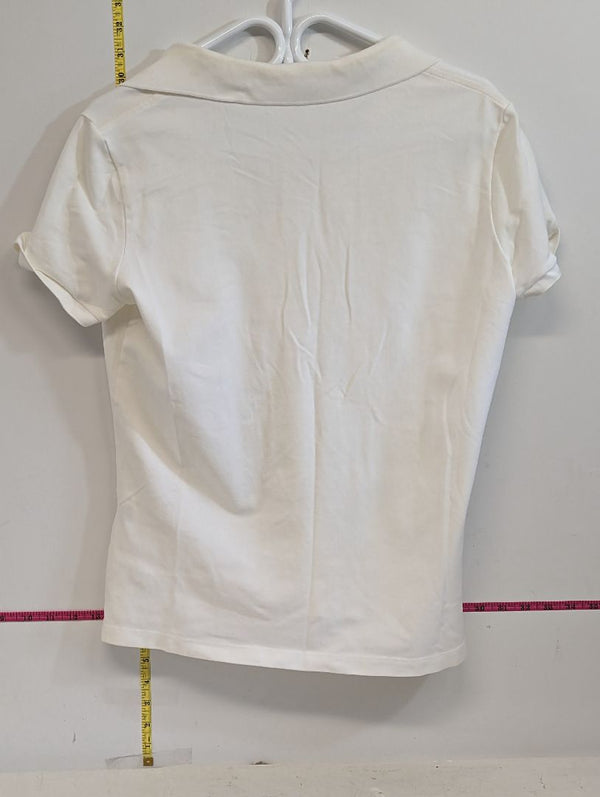 White Lacoste Golf Shirt (45)