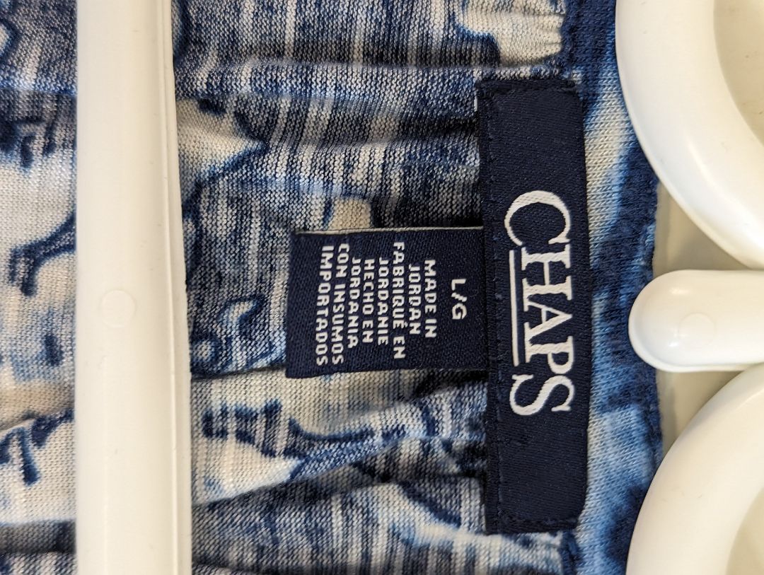 Chaps Floral Print Shirt (L)