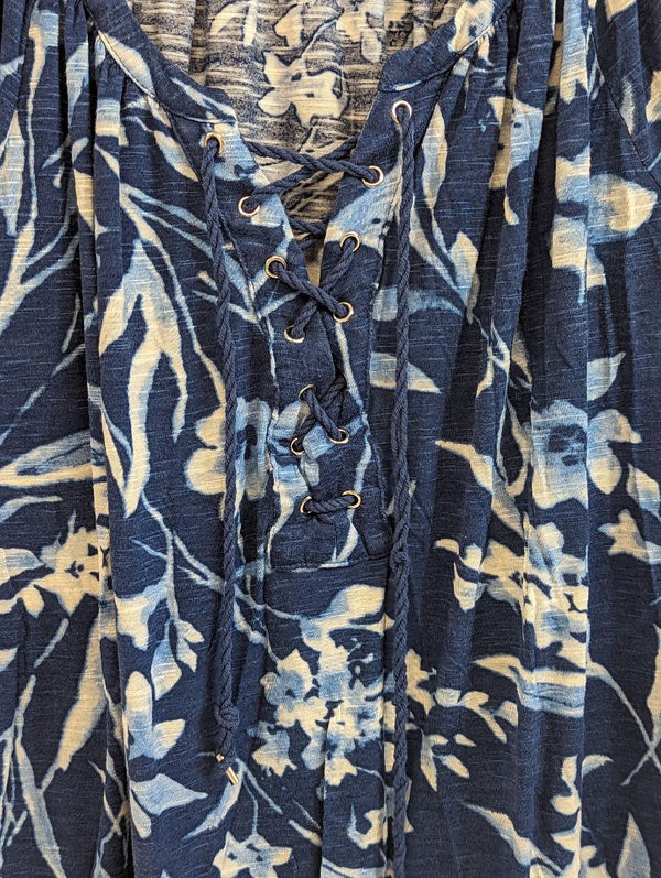 Chaps Floral Print Shirt (L)