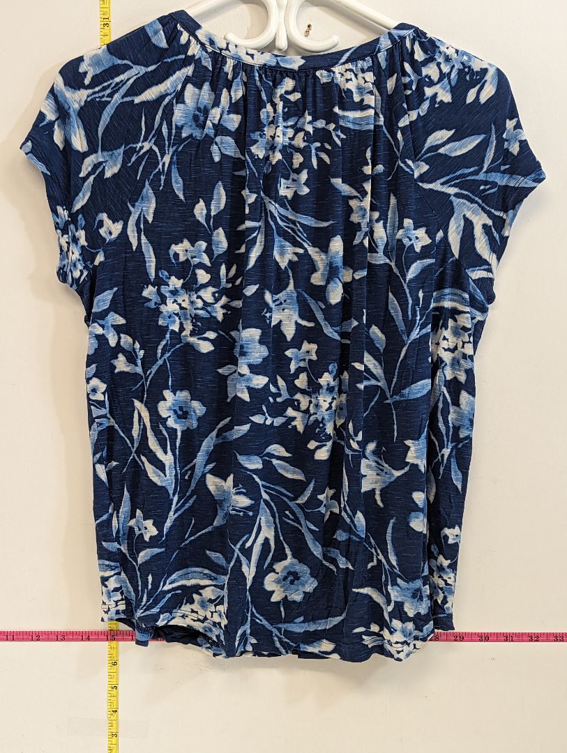 Chaps Floral Print Shirt (L)