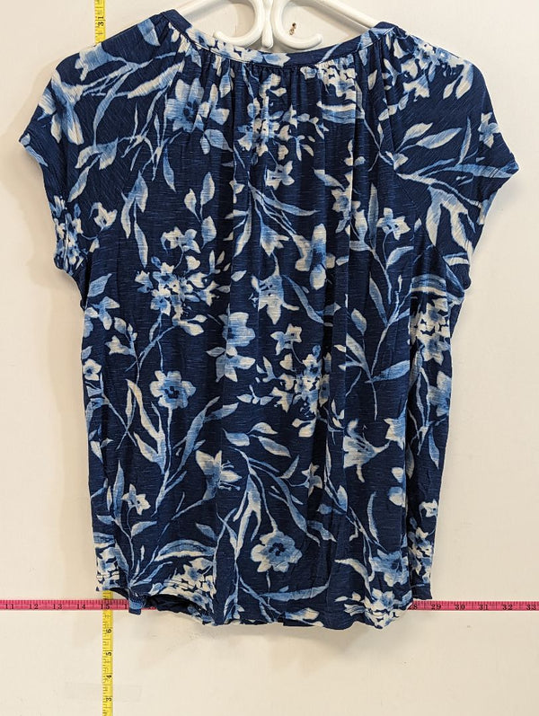 Chaps Floral Print Shirt (L)